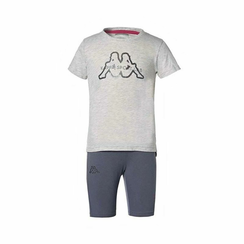 Completo Sportivo per Bambini Kappa Grugliasco Off Grigio Completo Sportivo per Bambini Kappa Grugliasco Off Grigio