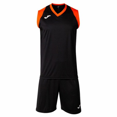 Completo Sportivo per Adulti Joma Sport Final II Nero Multicolore 2 Pezzi