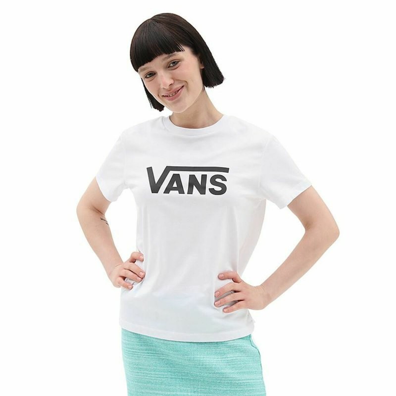 Maglia a Maniche Corte Donna Vans Drop V Ss Crew-B Maglia a Maniche Corte Donna Vans Drop V Ss Crew-B