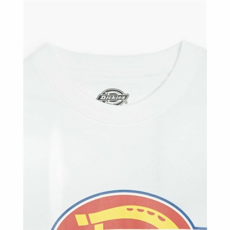 Maglia a Maniche Corte Uomo Dickies Icon Logo Bianco