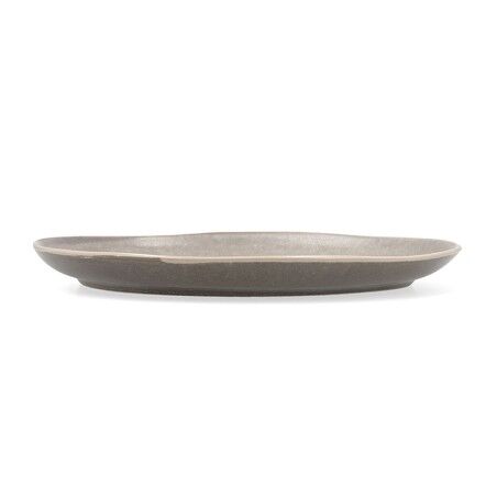 Piatto da pranzo Bidasoa Gio Irregolare Grigio Ceramica 26,5 cm (4 Unità)