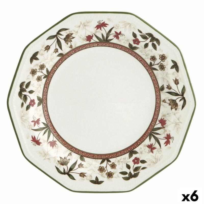 Piatto per Dolce Queen´s By Churchill Assam Floreale Ceramica servizio di piatti Ø 20,5 cm (6 Unità) Piatto per Dolce Queen´s By Churchill Assam Floreale Ceramica servizio di piatti Ø 20,5 cm (6 Unità)