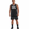 Pantaloncini da Pallacanestro da Uomo Under Armour Baseline Nero