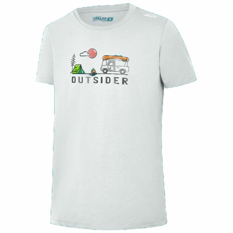 Maglia Joluvi Outsider Camp Bianco Maglia Joluvi Outsider Camp Bianco