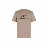 Maglia a Maniche Corte Uomo O'Neill Logo Marrone Chiaro