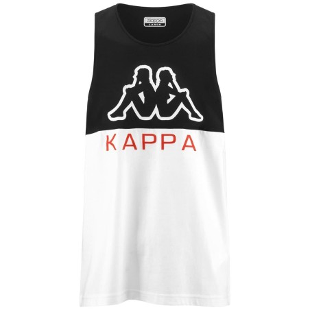 Maglia Smanicata da Uomo Kappa Eric CKD Bianco Nero
