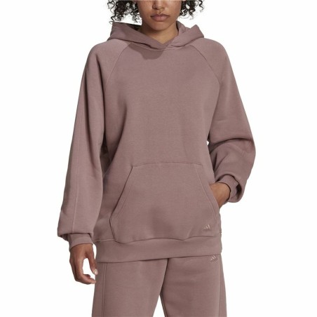 Felpa con Cappuccio Donna Adidas  Boyfriend  Multicolore