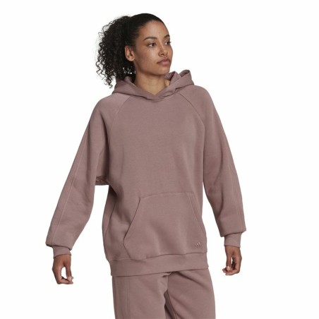 Felpa con Cappuccio Donna Adidas  Boyfriend  Multicolore