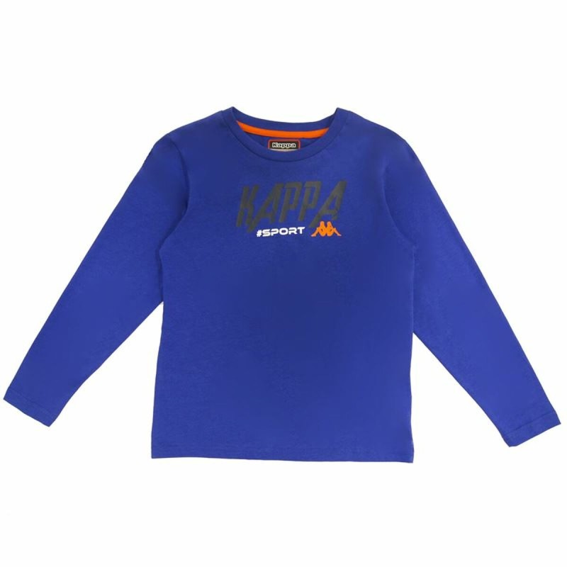 Maglia a Maniche Lunghe Bambino Kappa Sportswear Martial Azzurro Maglia a Maniche Lunghe Bambino Kappa Sportswear Martial Azzurro