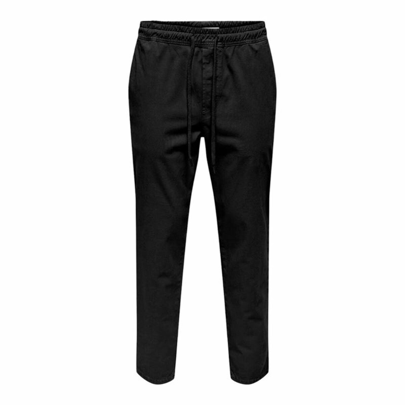 Pantalone di Tuta per Adulti Only & Sons Onslinus Taper 0183 Nero Uomo Pantalone di Tuta per Adulti Only & Sons Onslinus Taper 0183 Nero Uomo