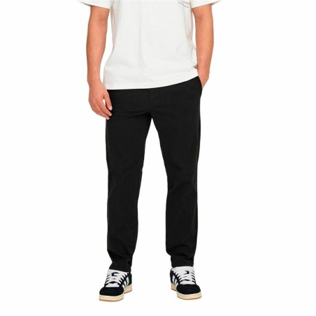 Pantalone di Tuta per Adulti Only & Sons Onslinus Taper 0183 Nero Uomo