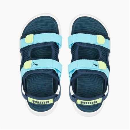 Ciabatte per Bambini Puma Evolve Azzurro Acqua