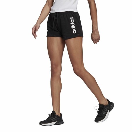 Pantaloncini Sportivi da Donna Adidas Essentials Slim Nero