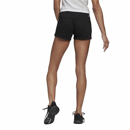 Pantaloncini Sportivi da Donna Adidas Essentials Slim Nero