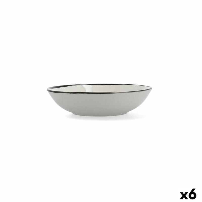 Piatto Fondo Ariane Vital Filo Ceramica Bianco Ø 21 cm (6 Unità) Piatto Fondo Ariane Vital Filo Ceramica Bianco Ø 21 cm (6 Unità)