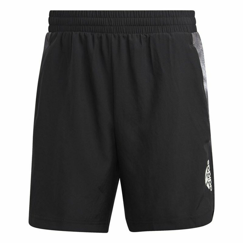 Pantaloni Corti Sportivi da Uomo Adidas Hiit Movement Nero 7" Pantaloni Corti Sportivi da Uomo Adidas Hiit Movement Nero 7"