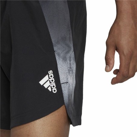 Pantaloni Corti Sportivi da Uomo Adidas Hiit Movement  Nero 7"