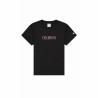 Maglia a Maniche Corte Donna Champion Crewneck Croptop Nero