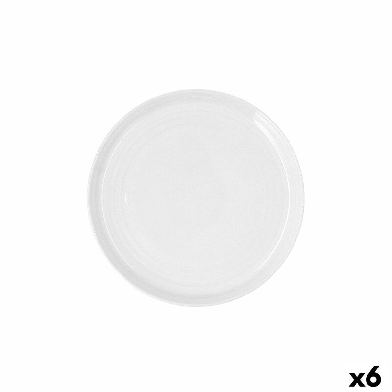 Piatto da pranzo Ariane Artisan Bianco Ceramica Ø 27 cm (6 Unità) Piatto da pranzo Ariane Artisan Bianco Ceramica Ø 27 cm (6 Unità)