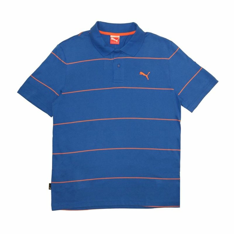 Polo a Maniche Corte Uomo Puma Jacquard Azzurro Polo a Maniche Corte Uomo Puma Jacquard Azzurro