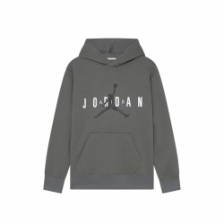 Felpa con Cappuccio Bambino Nike Jordan Jumpman Little Kids Grigio