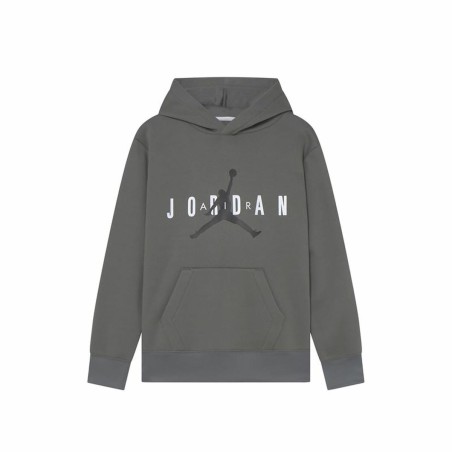 Felpa con Cappuccio Bambino Nike Jordan Jumpman Little Kids Grigio