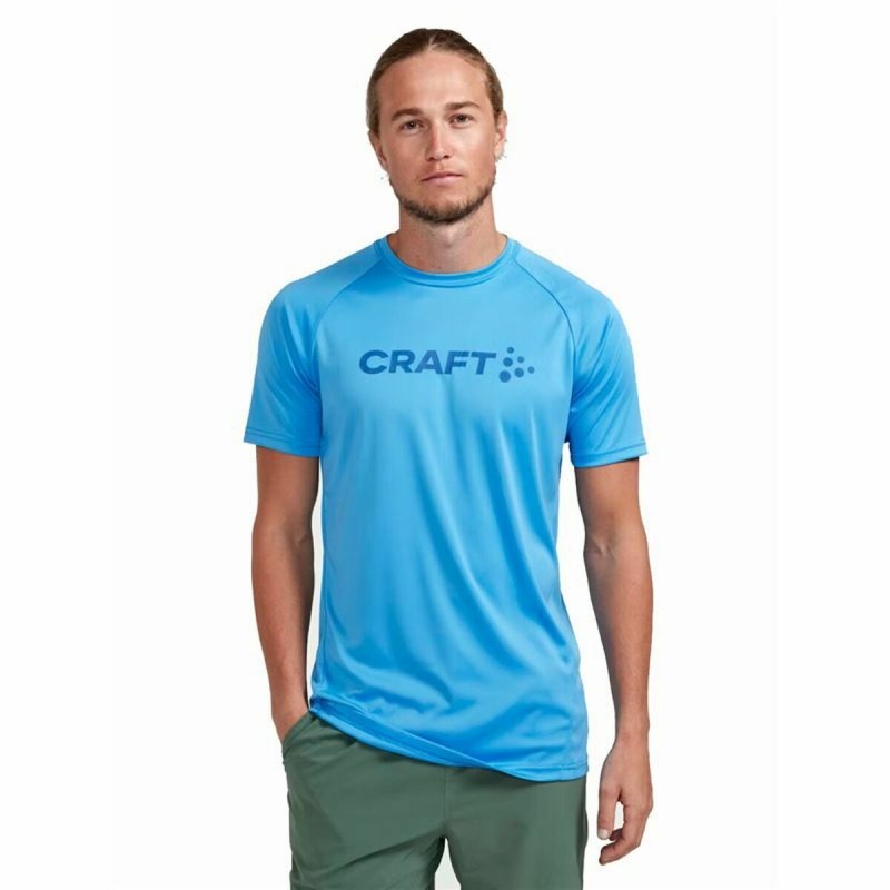 Maglia a Maniche Corte Craft Core Essence Logo Acquamarina Maglia a Maniche Corte Craft Core Essence Logo Acquamarina