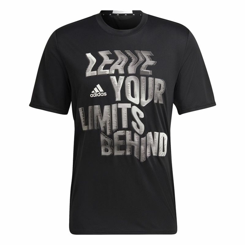 Maglia a Maniche Corte Uomo Adidas HIIT Nero Maglia a Maniche Corte Uomo Adidas HIIT Nero