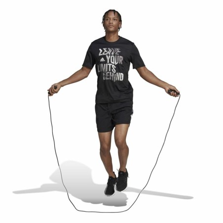 Maglia a Maniche Corte Uomo Adidas HIIT Nero