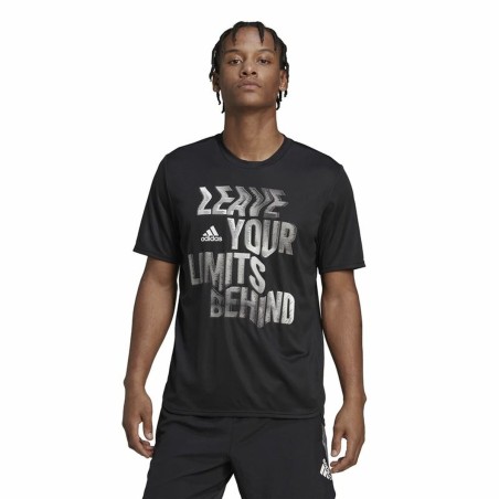 Maglia a Maniche Corte Uomo Adidas HIIT Nero
