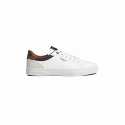 Scarpe Sportive Uomo Pepe Jeans Kenton Court Bianco
