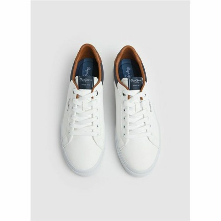 Scarpe Sportive Uomo Pepe Jeans Kenton Court Bianco