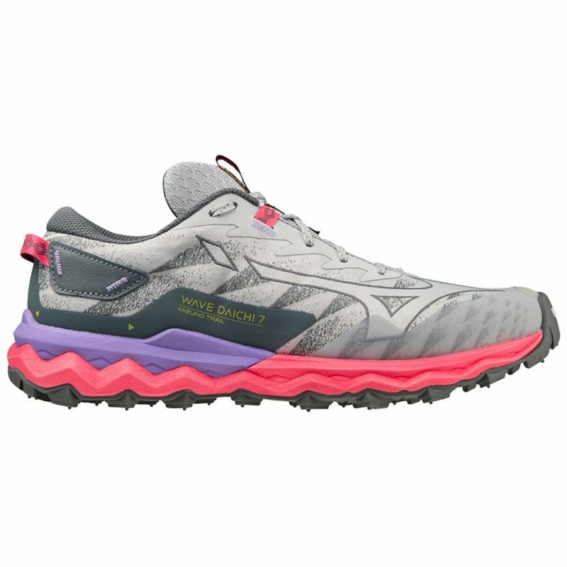 Scarpe Sportive da Donna Mizuno Wave Daichi 7 Grigio chiaro Scarpe Sportive da Donna Mizuno Wave Daichi 7 Grigio chiaro