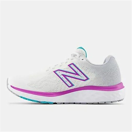 Scarpe da Running per Adulti New Balance Fresh Foam 680v7 Bianco Donna