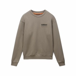 Felpa senza Cappuccio Uomo Napapijri B-Premium C Beige Brindle 2