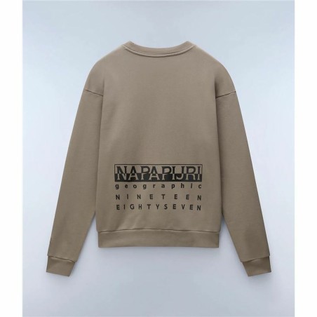 Felpa senza Cappuccio Uomo Napapijri B-Premium C Beige Brindle 2