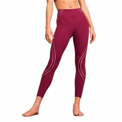 Leggings Sportivo da Donna Puma Studio Ultrabare Rosso Scuro