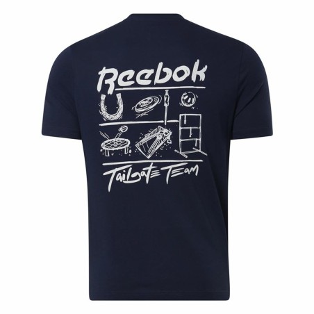 Maglia a Maniche Corte Uomo Reebok GS Tailgate Team Blu scuro