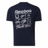 Maglia a Maniche Corte Uomo Reebok GS Tailgate Team Blu scuro