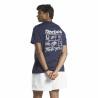 Maglia a Maniche Corte Uomo Reebok GS Tailgate Team Blu scuro