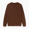 Felpa senza Cappuccio Uomo Puma Essentials+ Graphic Crew Fl Hombre Marrone