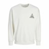 Felpa senza Cappuccio Uomo Jack & Jones Jjmystic Bianco Marrone