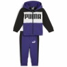 Tuta da Bambini Puma Minicats Colorblock Jogger Viola
