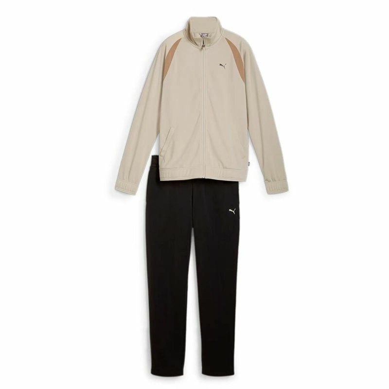 Tuta da Donna Puma Classic Tricot Suit Op Beige Tuta da Donna Puma Classic Tricot Suit Op Beige