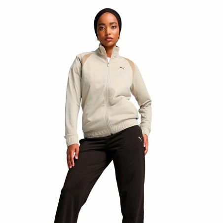 Tuta da Donna Puma Classic Tricot Suit Op Beige