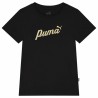 Maglia a Maniche Corte per Bambini Puma Ess+ Script Metallic G