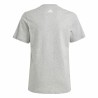 Maglia a Maniche Corte Bambino Adidas Essentials Big Logo Grigio