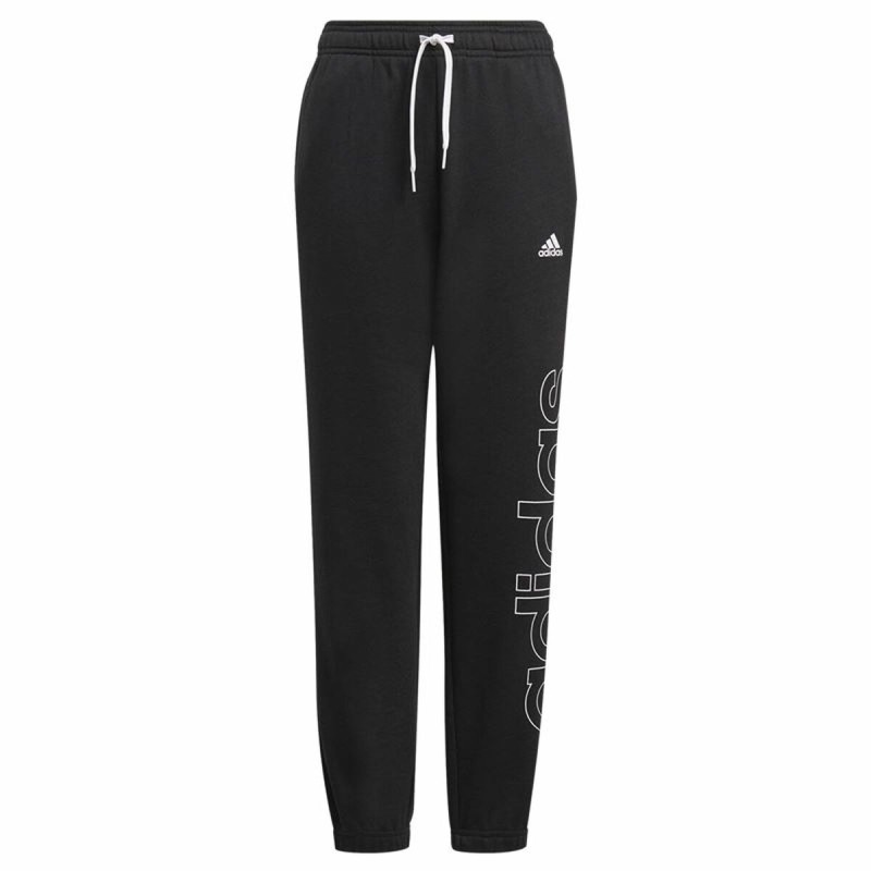 Pantalone di Tuta per Bambini Adidas Essentials French Terry Nero Pantalone di Tuta per Bambini Adidas Essentials French Terry Nero
