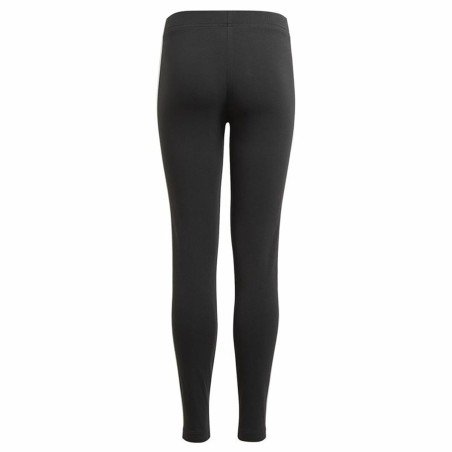 Leggings Sportivi per Bambini Adidas Essentials 3 Stripes Nero