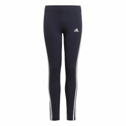Leggings Sportivi per Bambini Adidas Essentials 3 Stripes Blu Marino